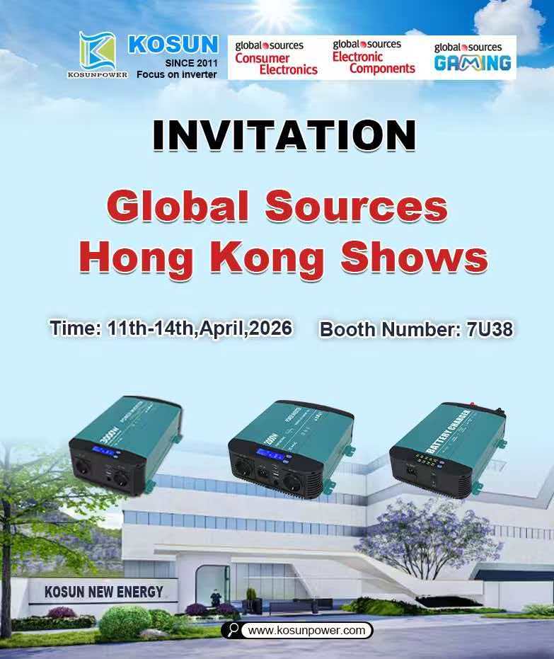 KOSUN präsentiert sich auf den Global Sources Hong Kong Shows 2026