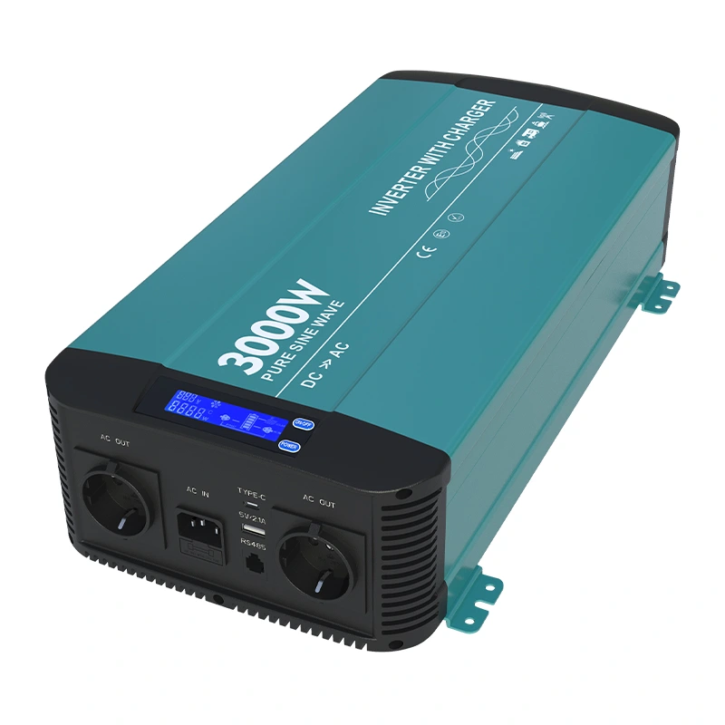 Was macht den 3000-W-Rein-Sinus-Wechselrichter mit Ladegerät HK3000PC ideal für netzunabhängige und Notstromanlagen?